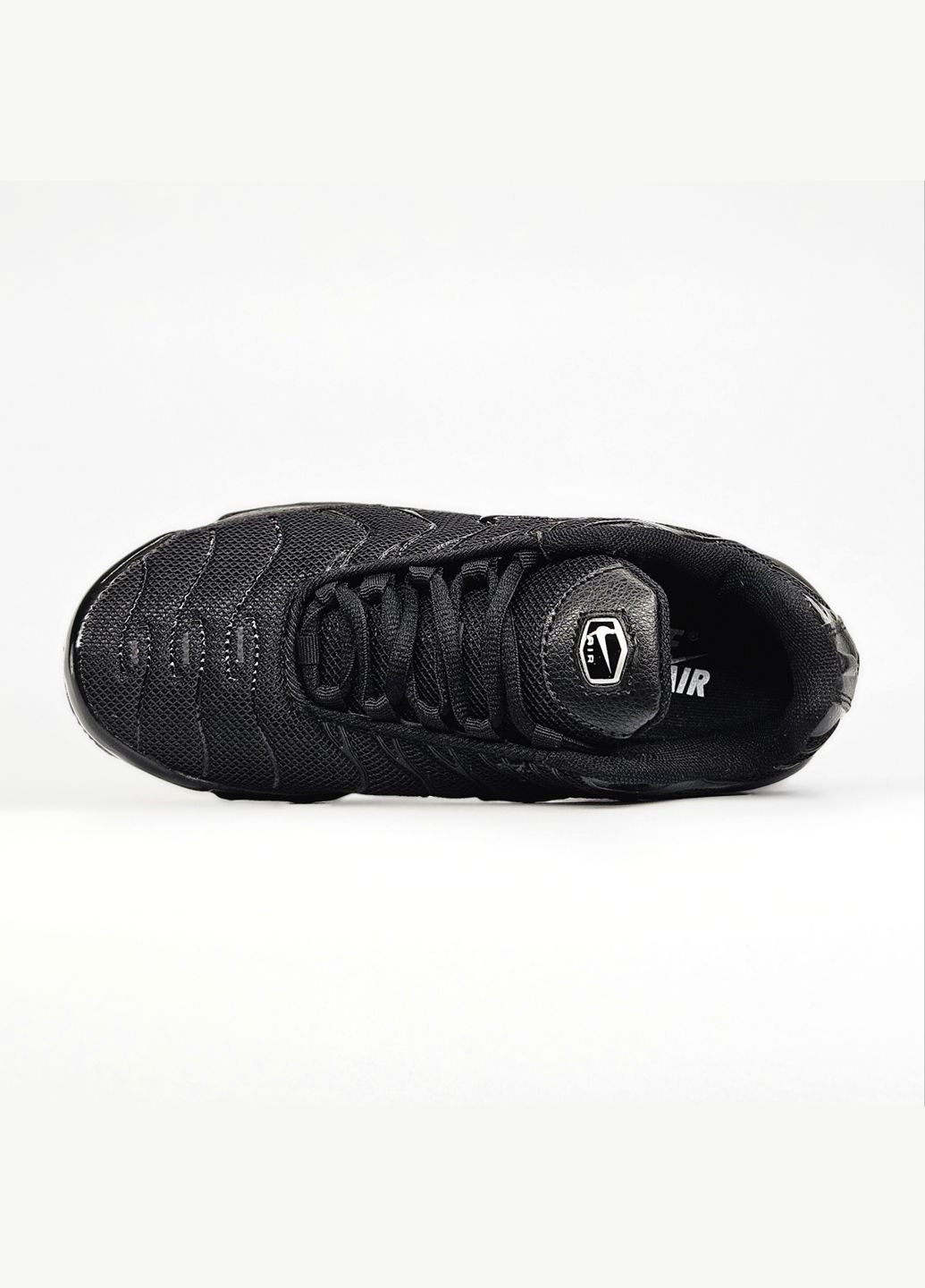 Черные демисезонные кроссовки мужские и женские Nike air max Tn plus black | Найк аір макс Тн плюс