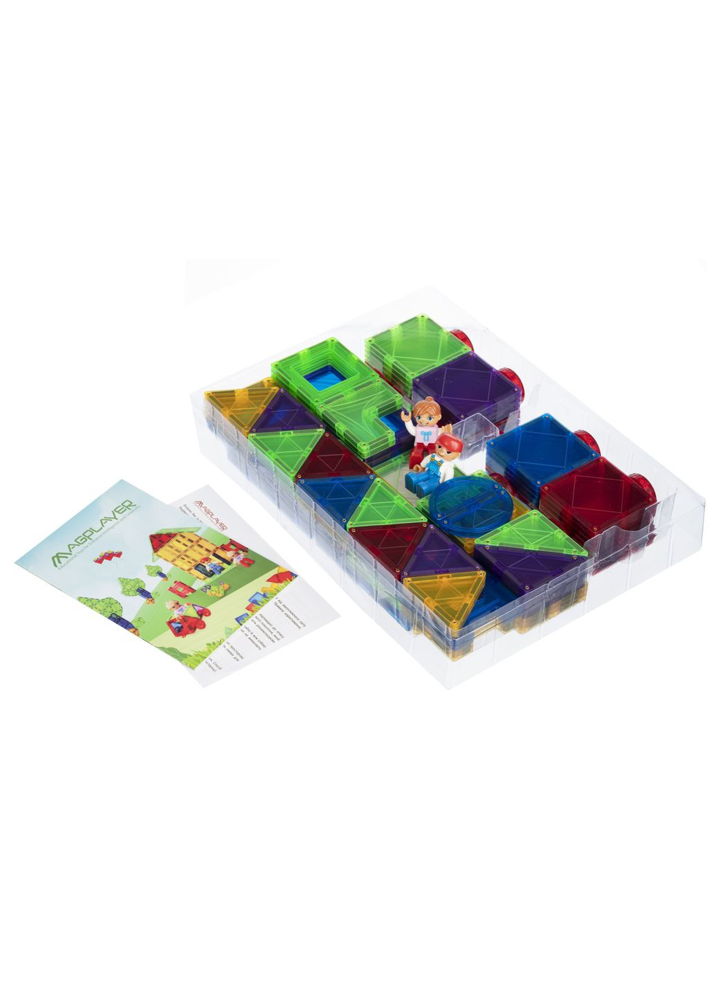 Конструктор магнитные плитки 112 эл. MagPlayer (316152458)