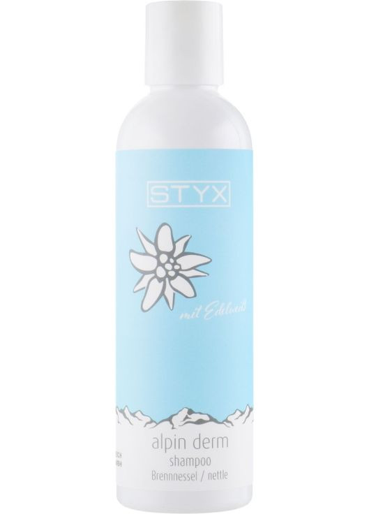 Шампунь для волос "На козьем молоке" с крапивой и гуараной Alpin Derm Brennessel Shampoo 200ml (482853-34922260) STYX Naturcosmetic (368617976)