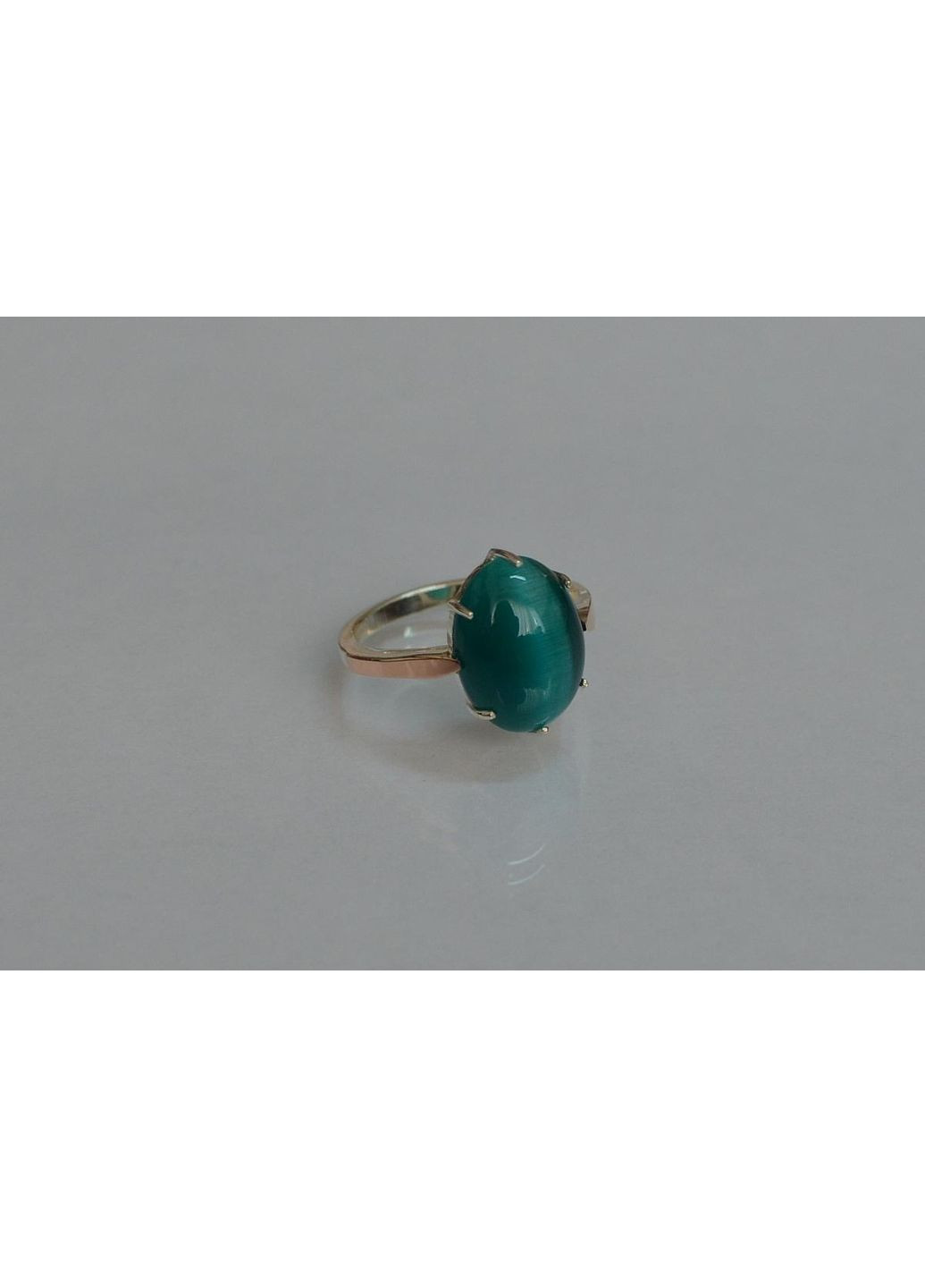 Срібна каблучка з золотими пластинами Silver Style (367112415)