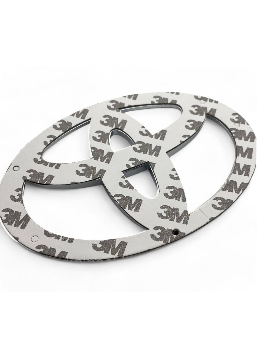 Емблема керма хром 65х45 мм (на скотчі) Toyota (369610191)