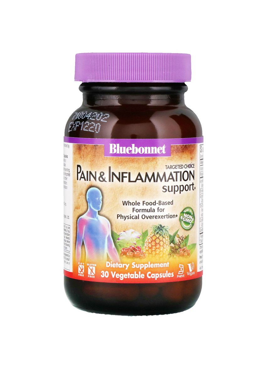 Комплекс проти болю і запалень в суглобах, Pain & Inflammation Support, Targeted Choice,, 30 растивних капсул Bluebonnet Nutrition (326054560)