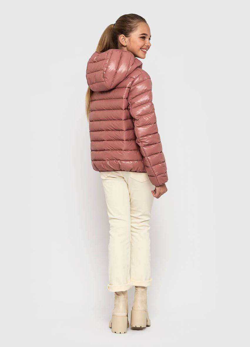 Комбінована демісезонна куртка тіффані кораллово - розовий Cvetkov Тиффани