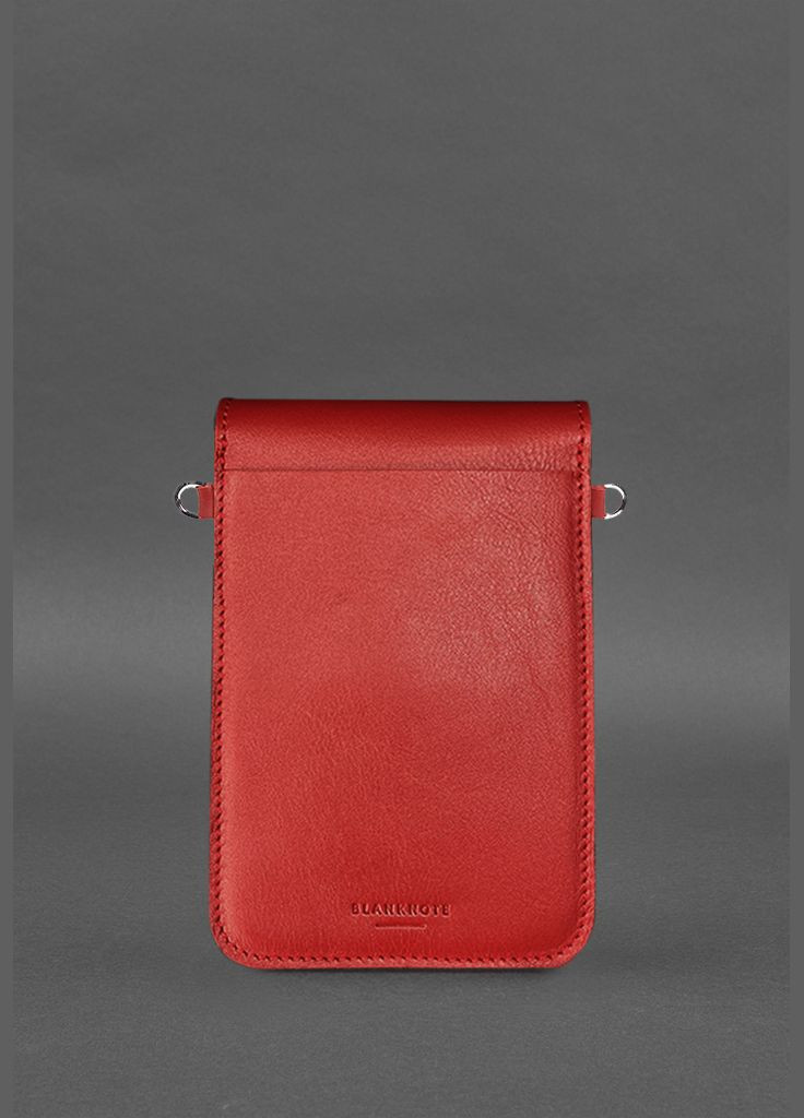 Кожаная сумка для телефона Tina Красная (A-028810) BlankNote (327874052)