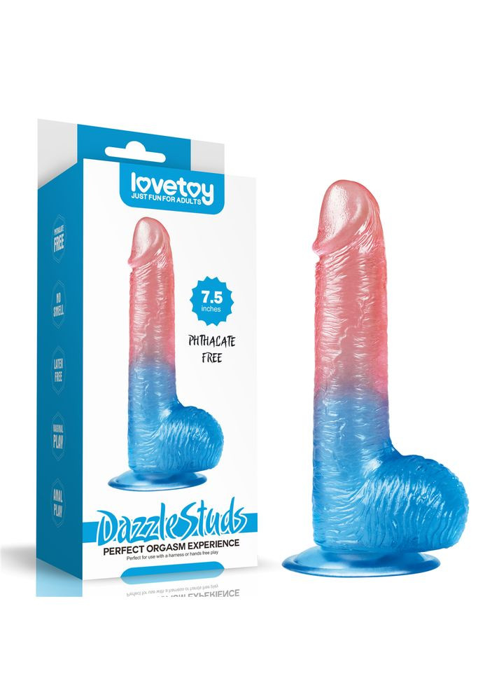 Фалоімітатор Dazzle Studs 7.5 - CherryLove Lovetoy (282709601)