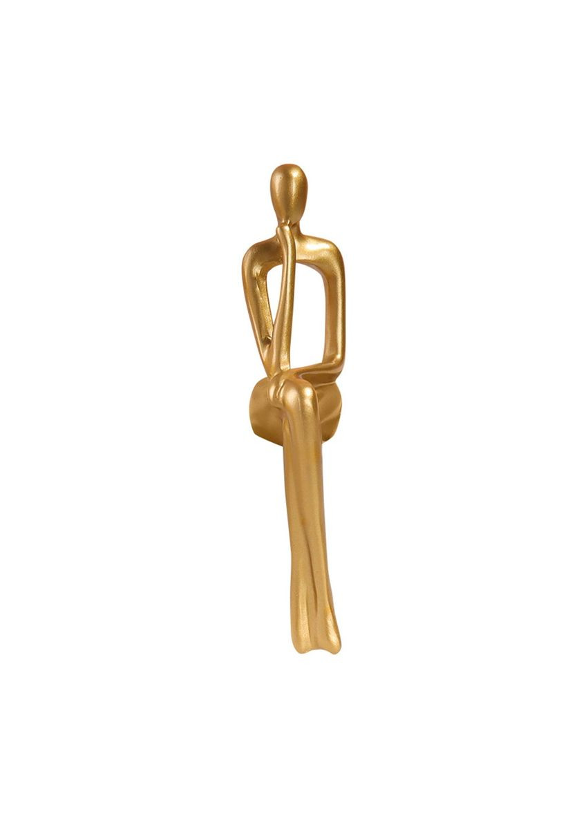 Статуетка декоративна MVM MY HOME "Людина з мрією" Золотиста (DH-ST-28 GOLD) МВМ (365280789)