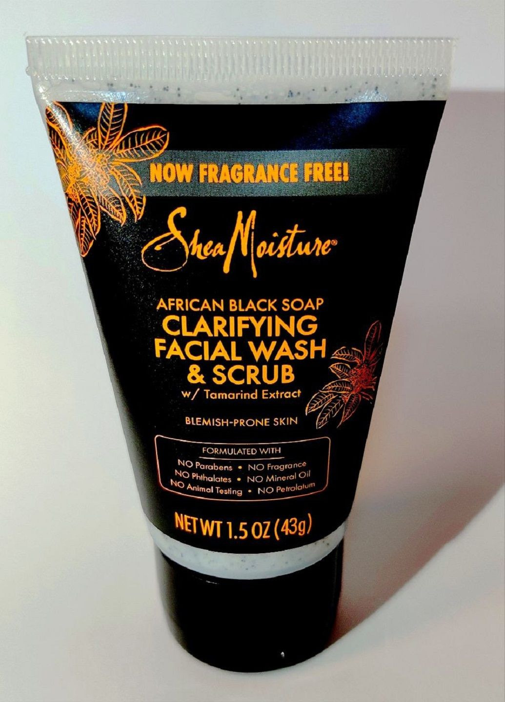 Скраб для лица SheaMoisture African Black Soap Clarifying Facial Wash & Scrub 43г Shea Moisture (286421208)