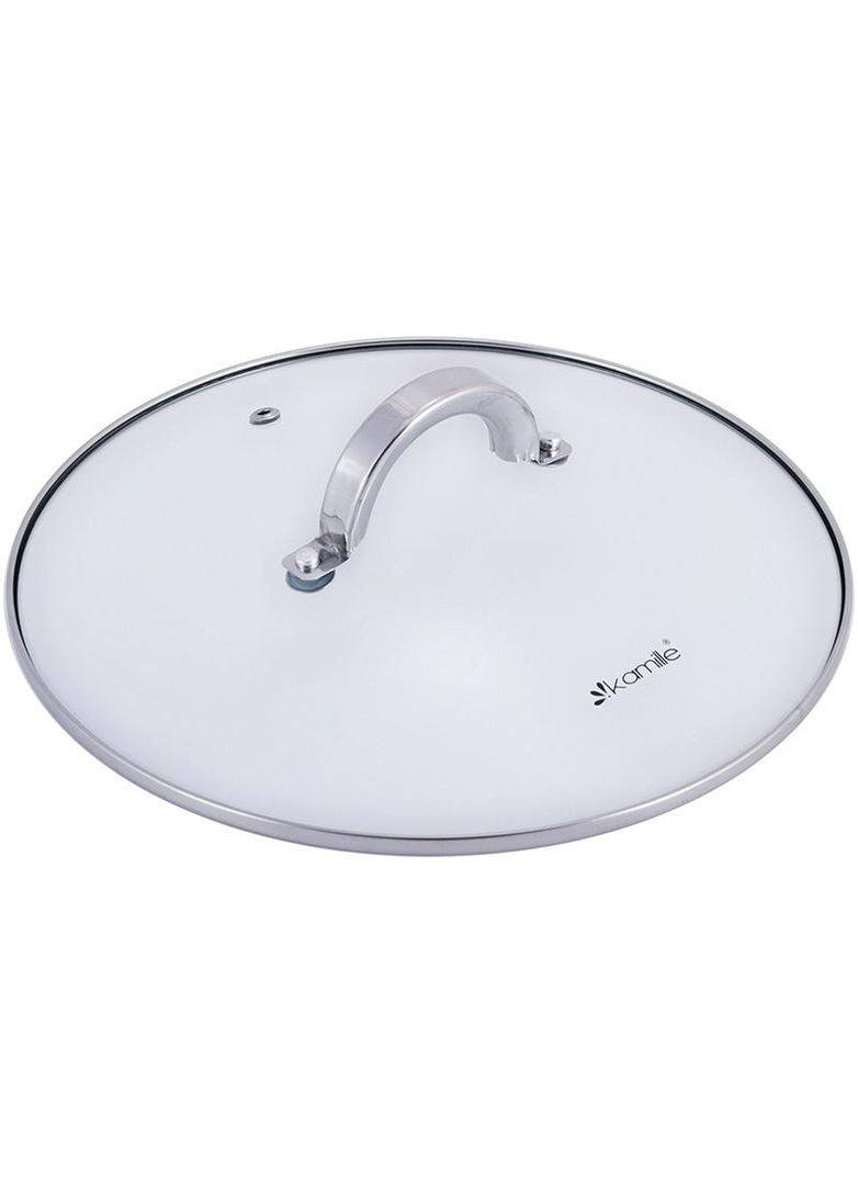 Кастрюля 6.5л из нержавеющей стали с дуршлагом-пароваркой для приготовления и варки пищи Kamille (368980122)