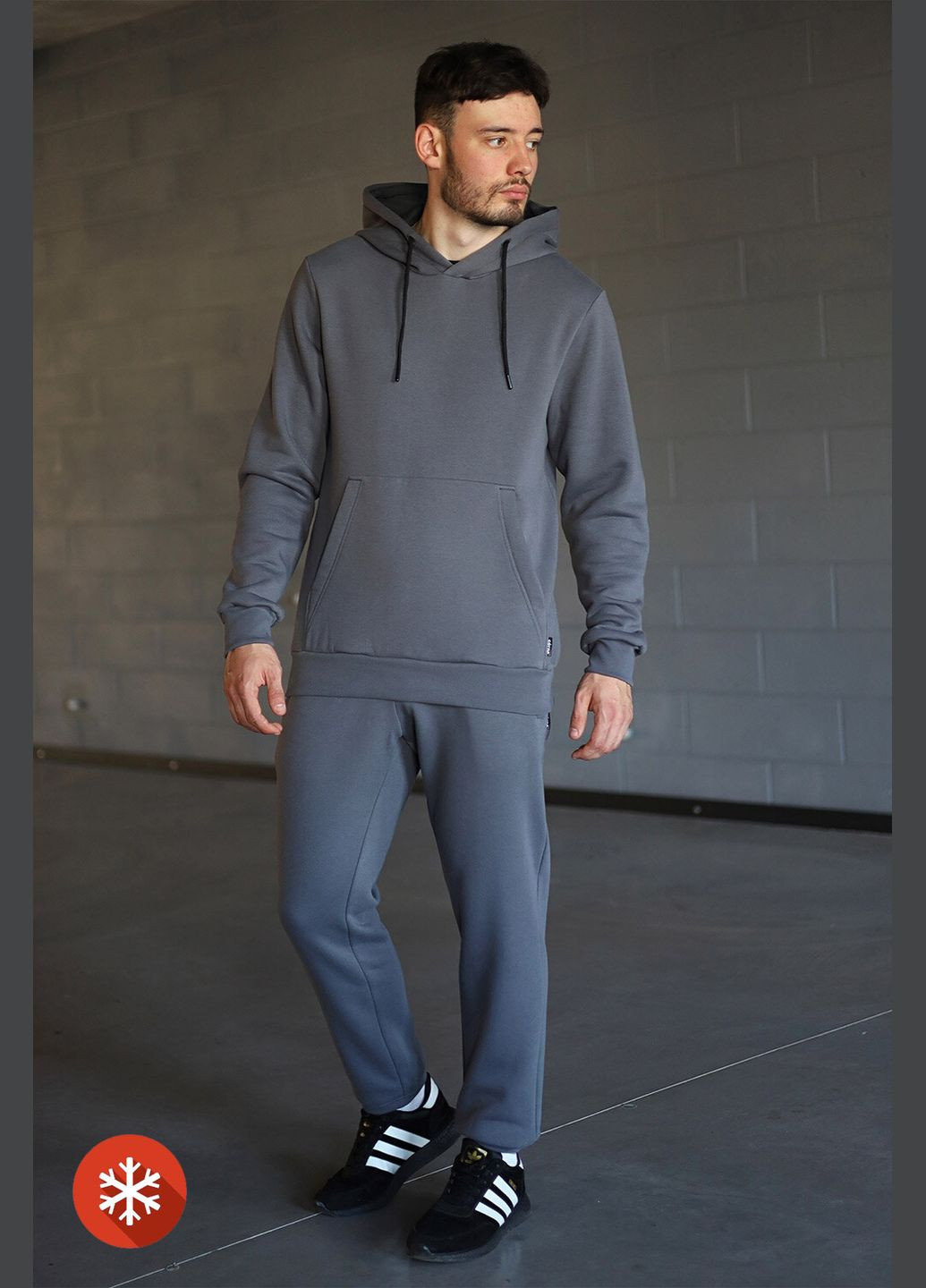 Серые зимние брюки Garne