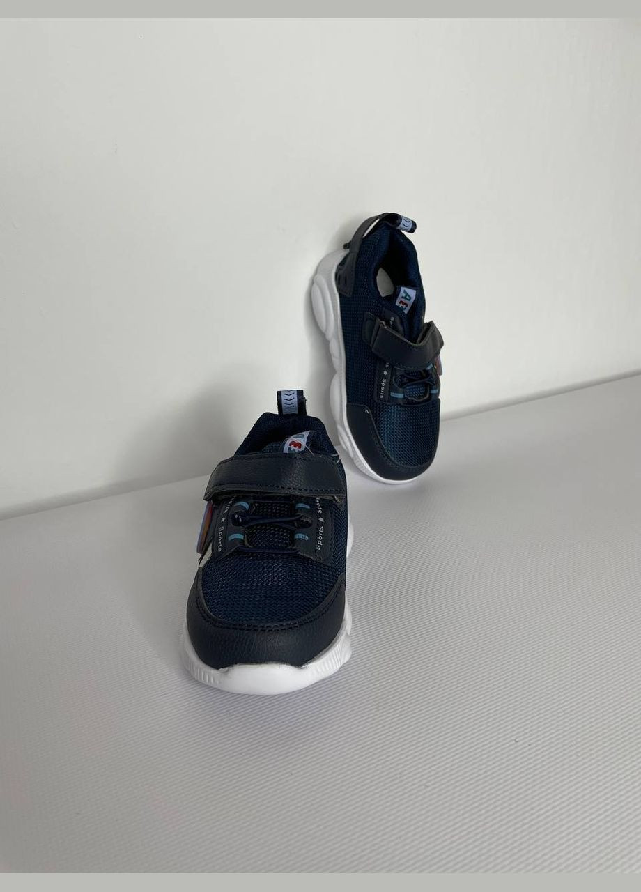 Синие детские кроссовки с подсветкой 24 г. 14,9 см синий артикул к370 ВВТ