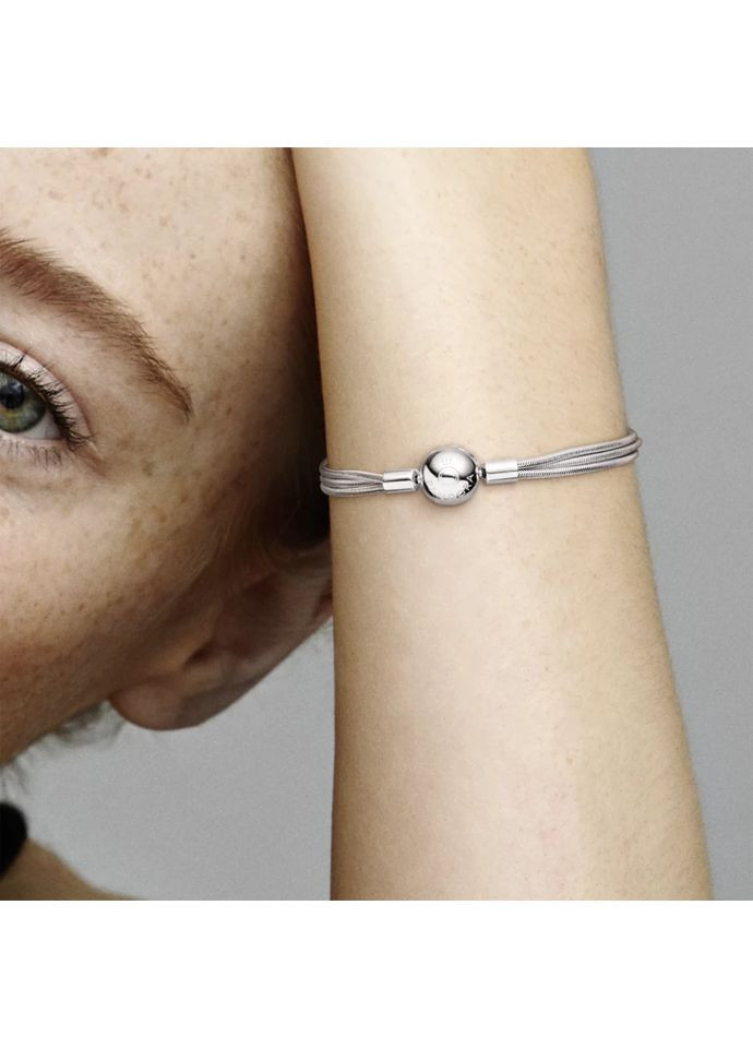 Серебряный браслет с несколькими цепочками 599338C00 Kabluchka (355348379)