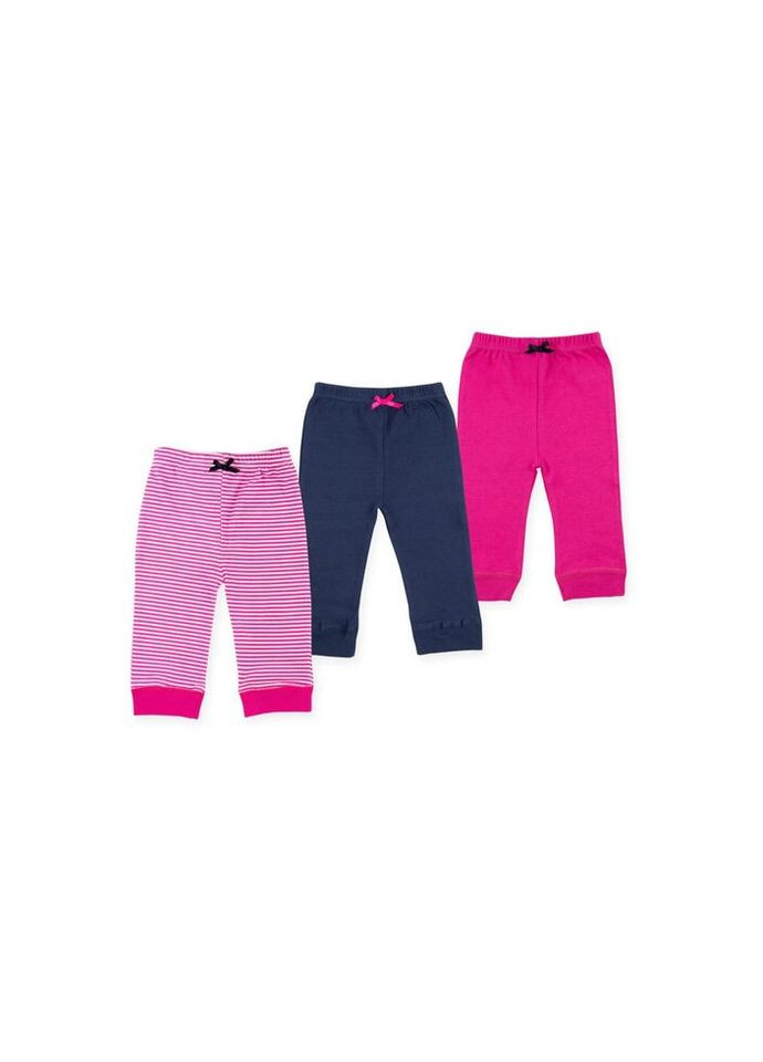 Штани дитячі 3 шт різнокольорові для дівчаток (32119.9-12 F) Luvable Friends (300856946)
