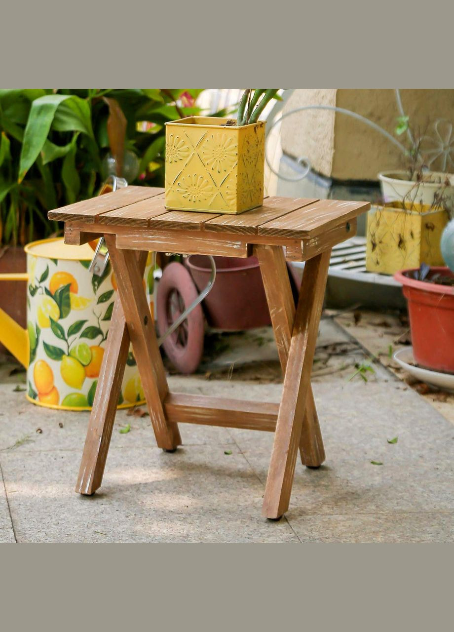 Столик розкладний з дерева Брісбен капучино (СУН-001509) No Brand (328960888)