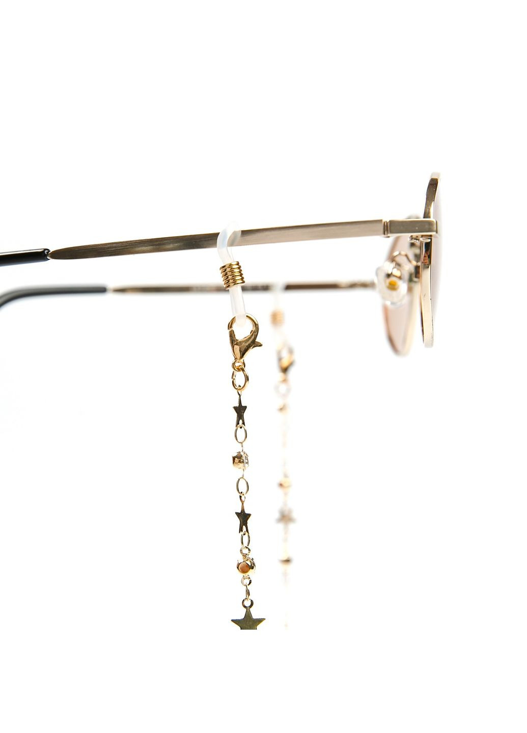 Цепочка для очков металлическая звезды и камни LuckyLOOK 776-616 (332944466)