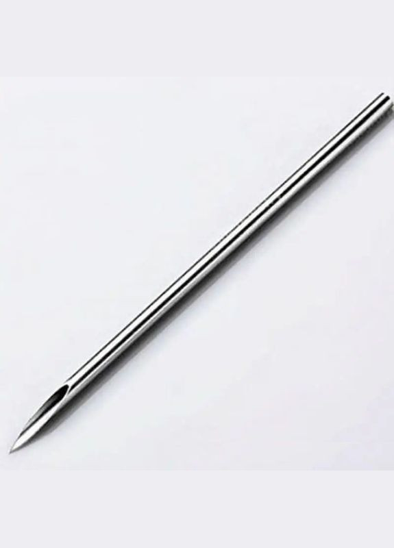 Голка для проколювання під пірсинг Сталева стерильна одноразова голка 16G Сталистий 1.2 мм Finding (334011453)