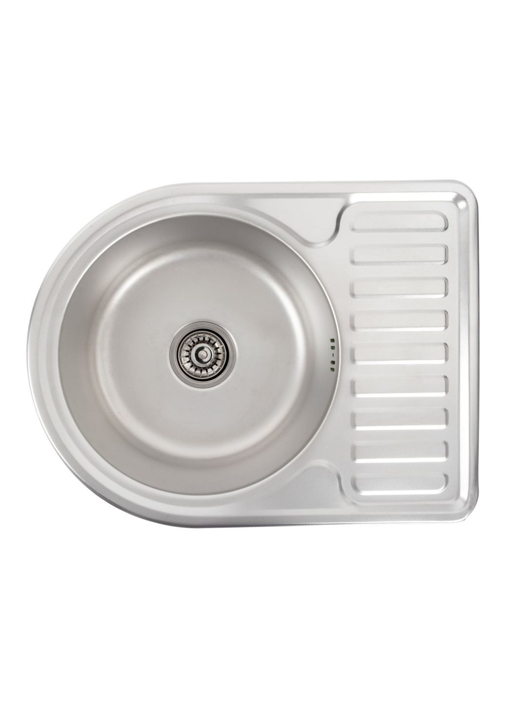 Кухонна мийка з нержавіючої сталі ДЕКОР 5844 (0,8/180 мм) Valeso (353747195)