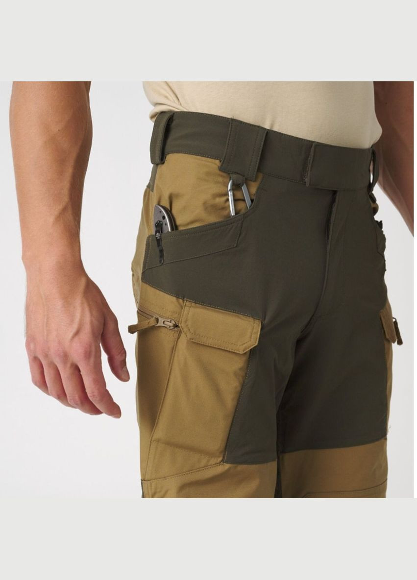 Штани тактичні демісезонні Helikon Hybrid Outback DuraCanvas, Coyote, Helikon-Tex (316254981)