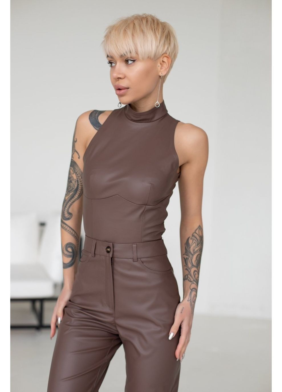 Топ, цвет Коричневый Tales (367831602)