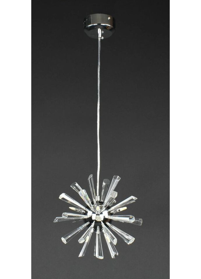 Люстра підвісна на 8 лампочок 27615 Хром 30-140х24х24 см. Sunnysky (335975676)