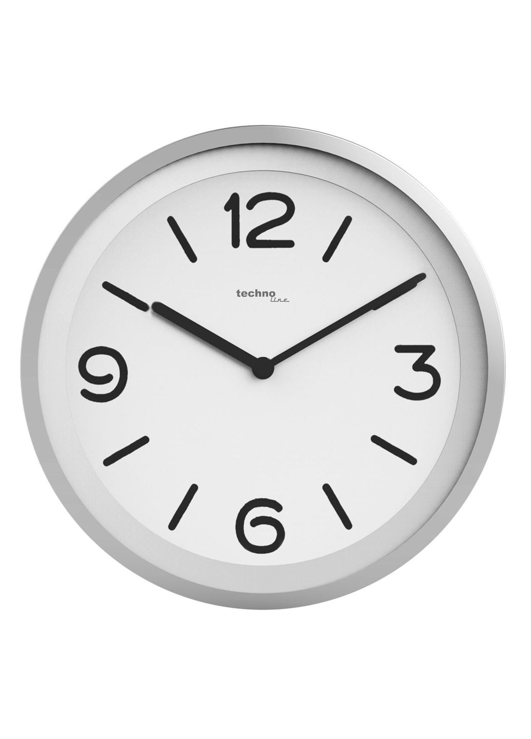 Часы настенные с подсветкой циферблата WT7400 Silver (WT7400) Technoline (315937299)