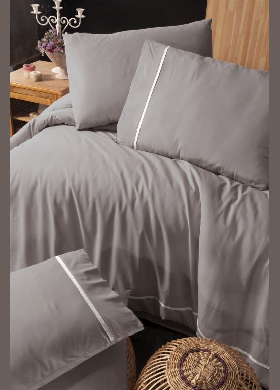 Постільна білизна Ranforce Deluxe 200 х 220 см Alisa Lilac First Choice (318380887)