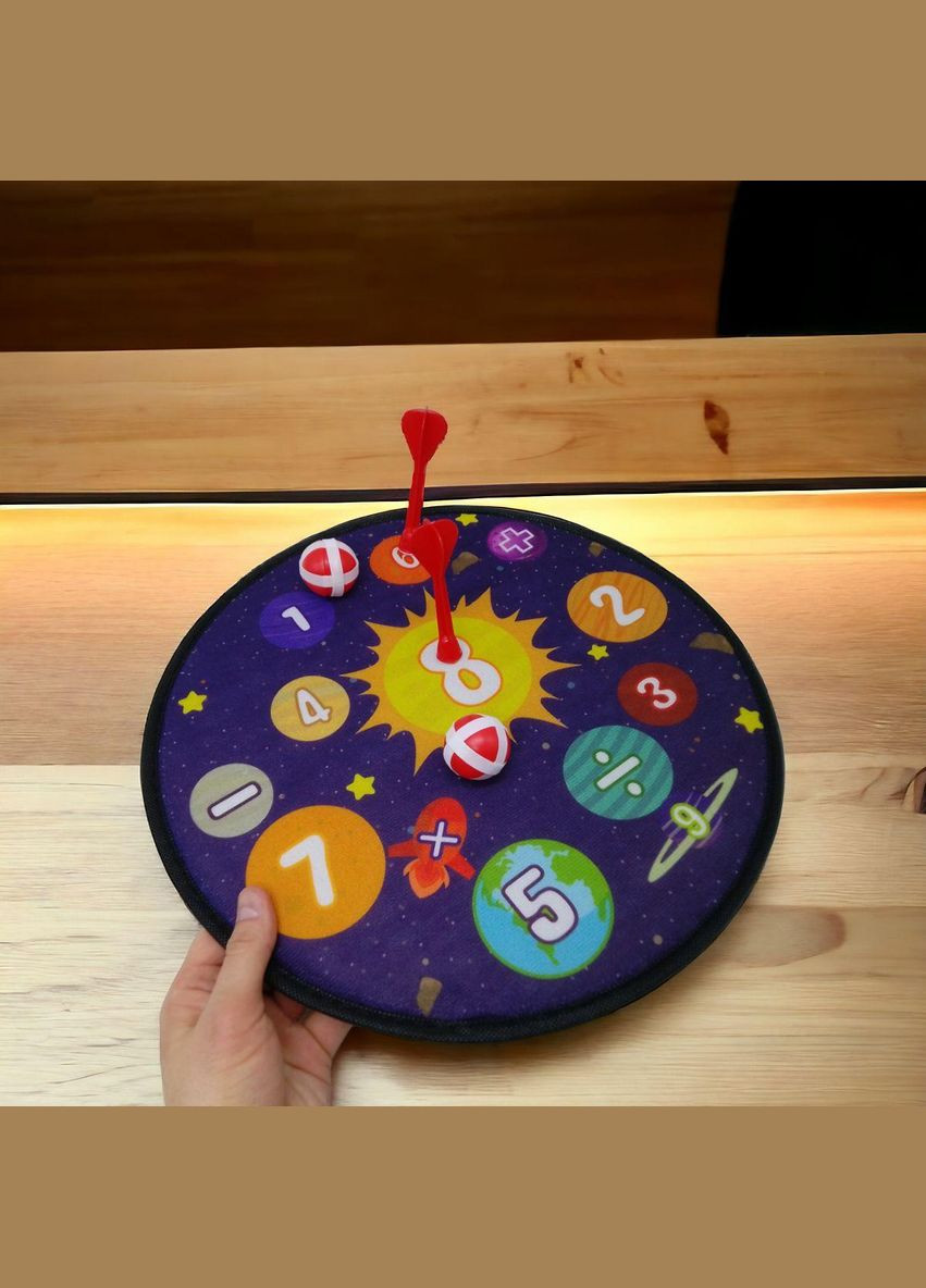 Дартс детский на липучках, мягкий "Космос", 35 см. RUITAI TOYS (A062) No Brand (362428208)