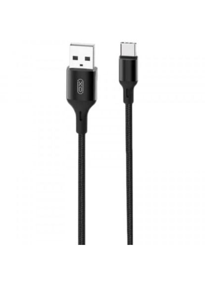 Кабель XO usb 2.0 am to type-c 2.0m nb143 braided black (268140091)