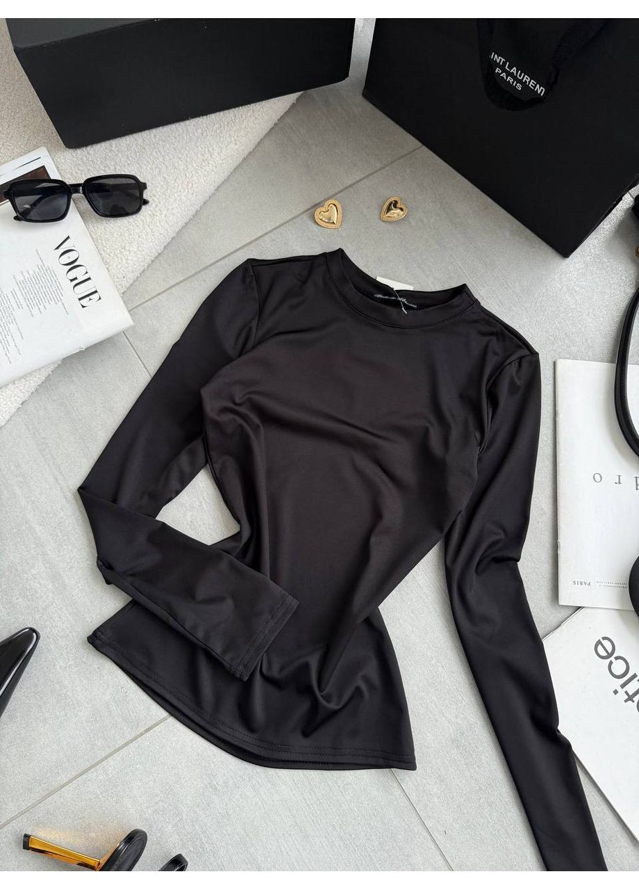 Жіночий базовий лонгслів мікродайвінг No Brand (355312630)