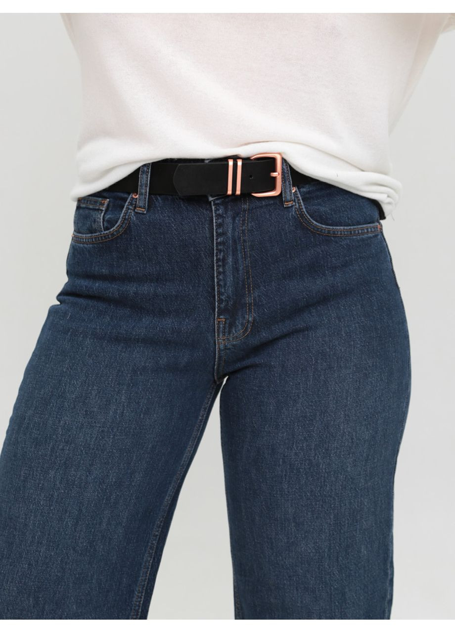 Джинси жіночі темно-сині палаццо Палаццо Cracpot - (358501750)