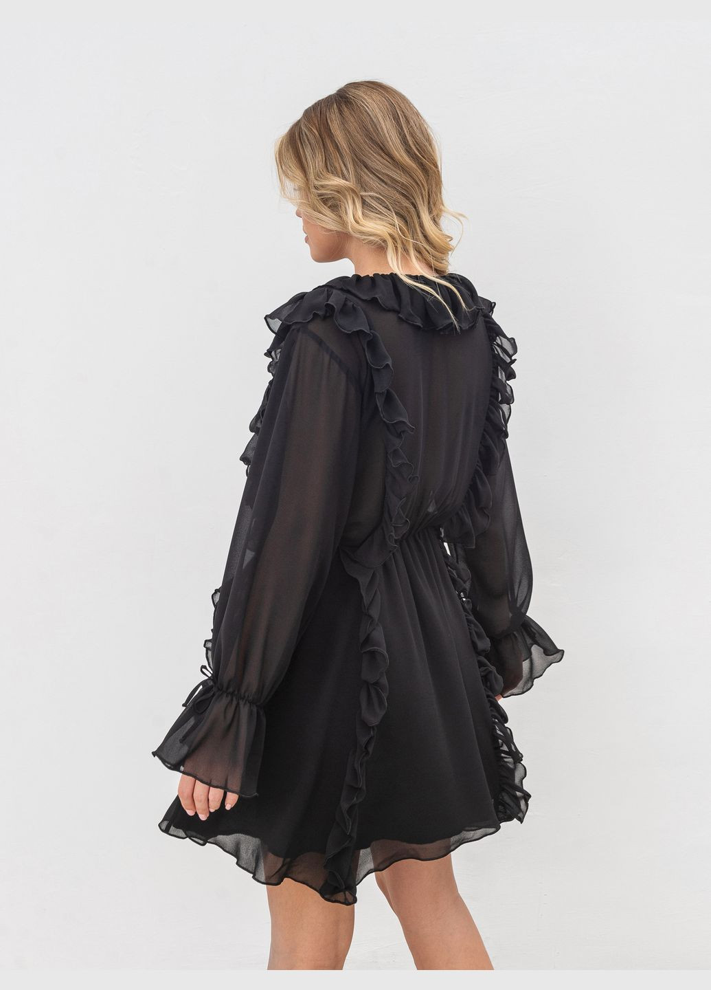 Чорна сукня Romashka однотонна