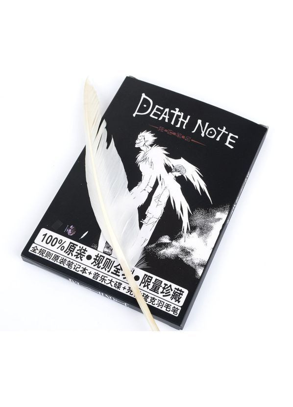 Тетрадь Смерти Death Note аниме блокнот в наборе с ручкой пером для косплея манги No Brand (365784070)