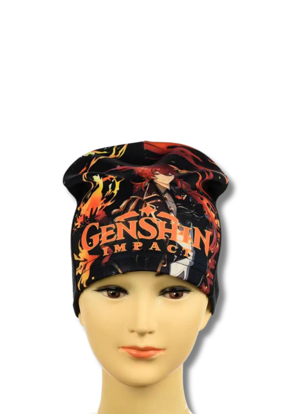 з принтом Геншин Импакт / Genshin Impact No Brand Дитяча трикотажна шапка (351348077)