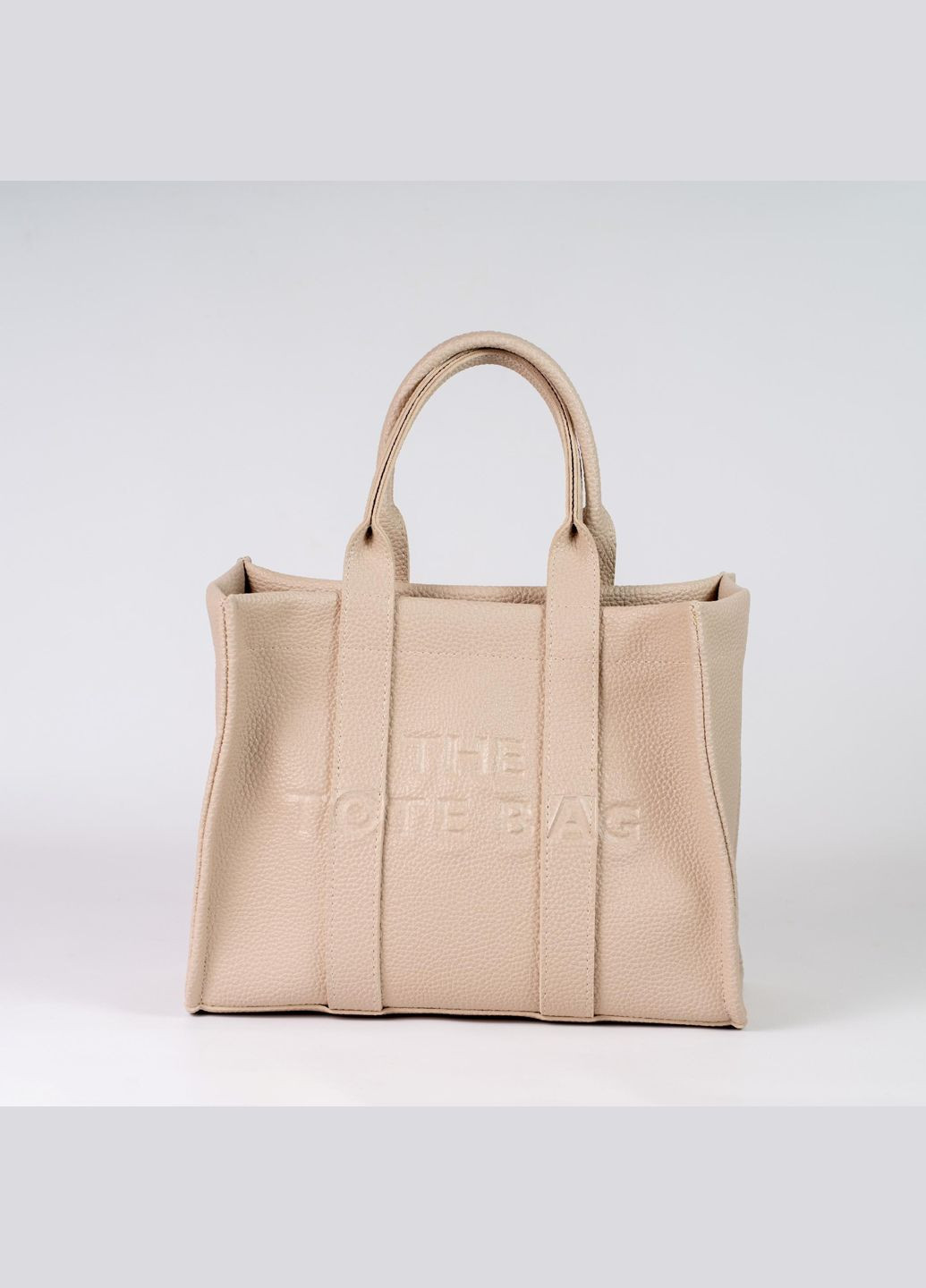 Сумка женская Шопер функциональная бежевая из экокожи NIUNIU (331111643)