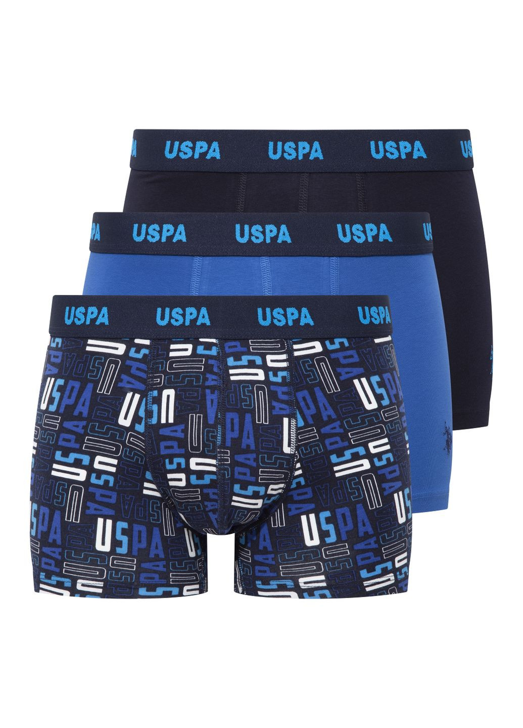 Набір (3 шт) трусів-боксерів чоловічих U.S. Polo Assn. 80509_2 (317182464)