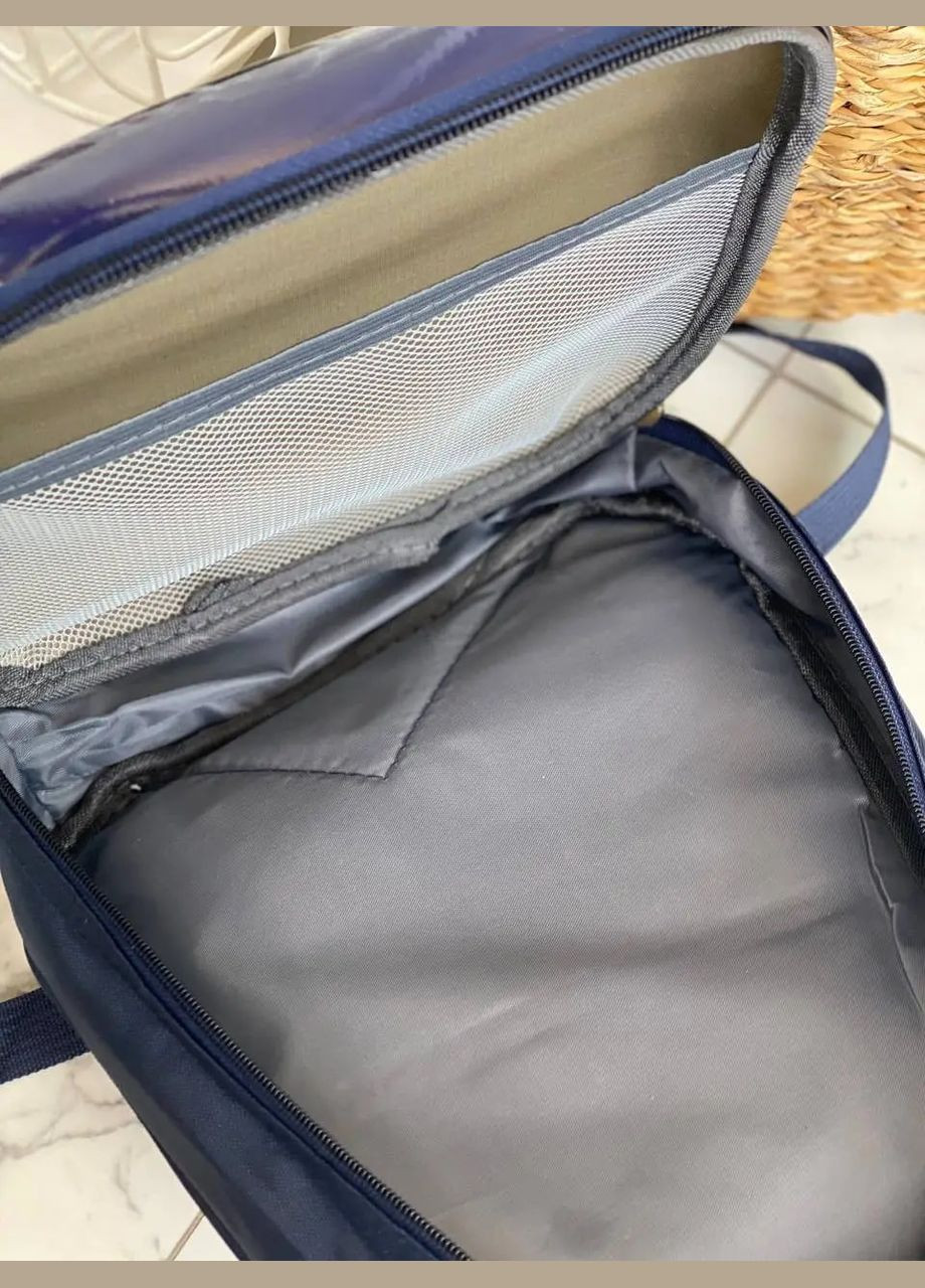 Рюкзак Дино Космонавт детский каркасный синий дошкольный городской повседневный No Brand (313438463)