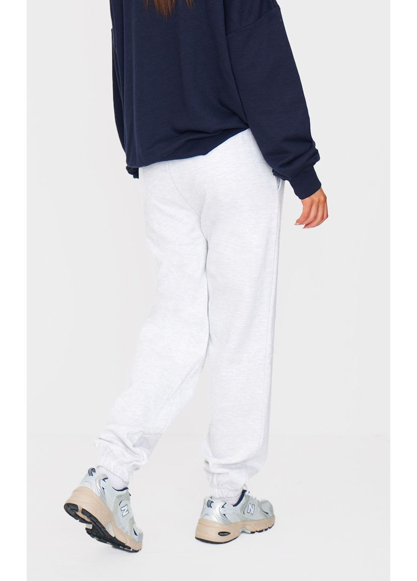 Спортивні штани Premium Sports Academy Oversized Joggers світло-сірі L PrettyLittleThing (362264513)