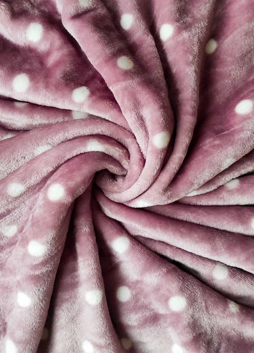 Плед хутряний з помпонами Трояндовий 150x200 см Love You (292802983)