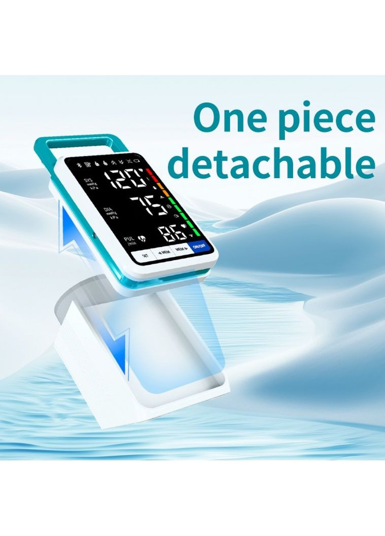 Високоточний тонометр з USB зарядкою портативний вимірювач артеріального тиску (009L) No Brand (360867181)