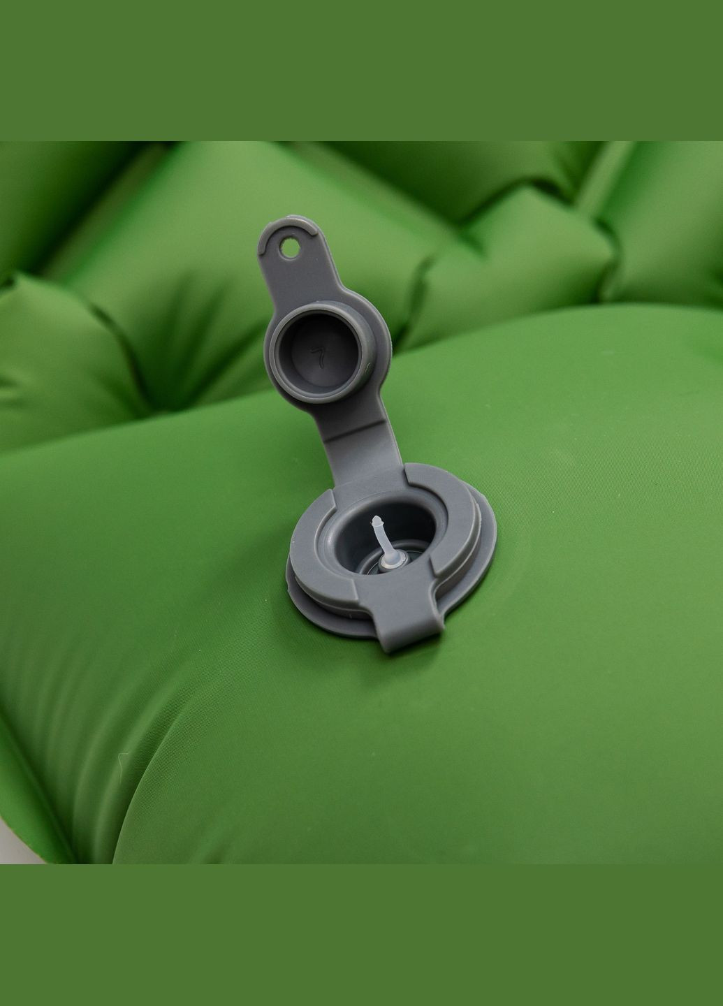 Надувной матрас с TPU 190*55*3 см с подушкой, зеленый. LUGI (324070738)