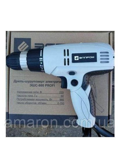Шуруповерт сетевой Болгария Ловеч 980 Профи Большой запас мощности 980 Вт Металлический патрон Гибкий Елпром (365626442)