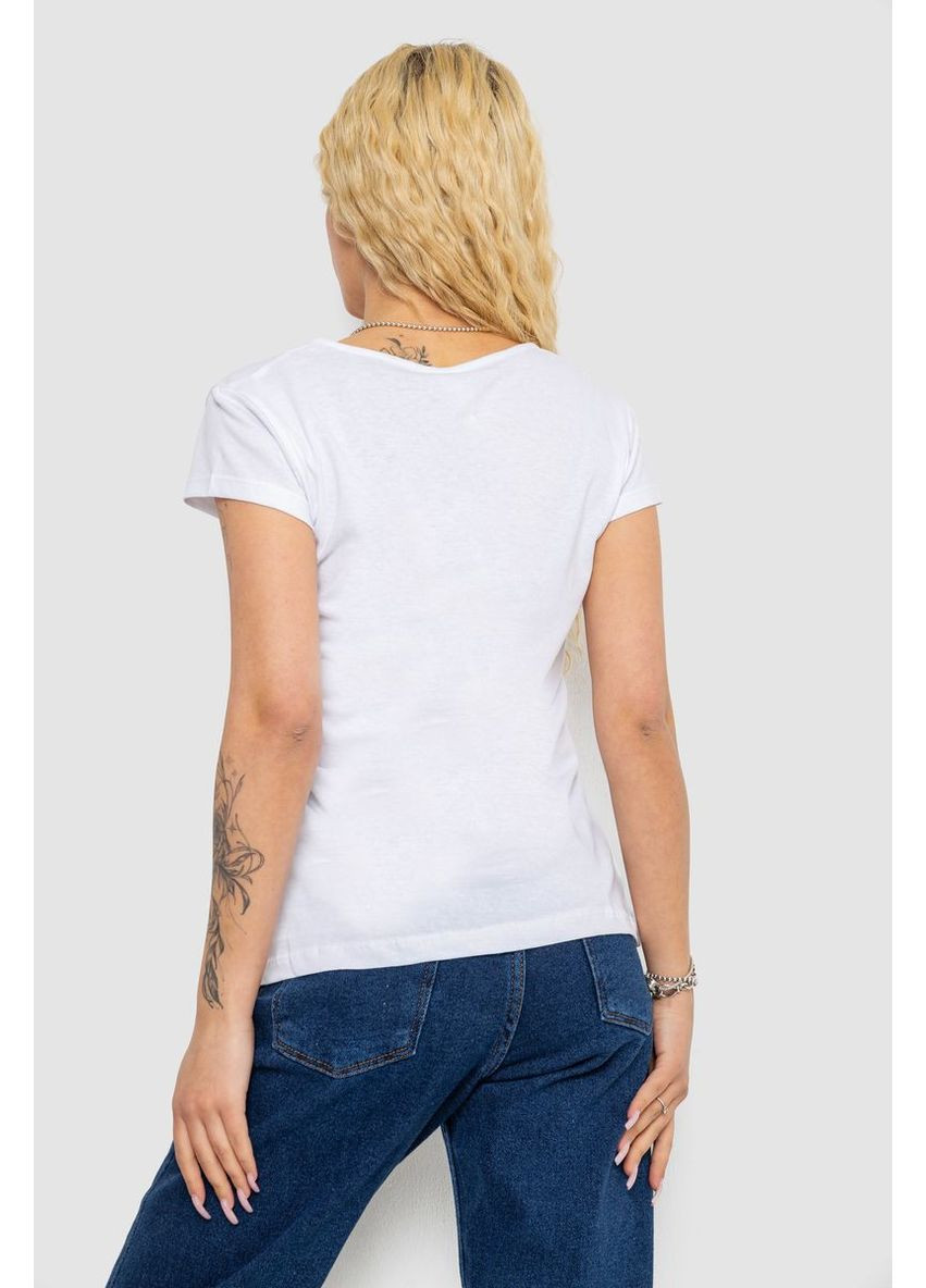 Футболка жіноча з патріотичним принтом,, 244R2213 Ager - (346047206)