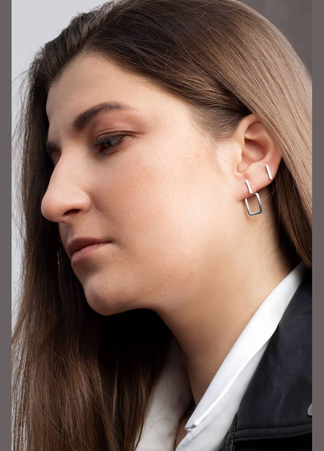 Серебряные серьги-гвоздики (4852) IRIJ (331016714)