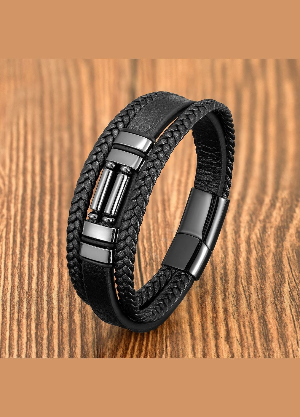 Стильний чоловічий браслет із магнітним замком. Avalon 40 (329889817)