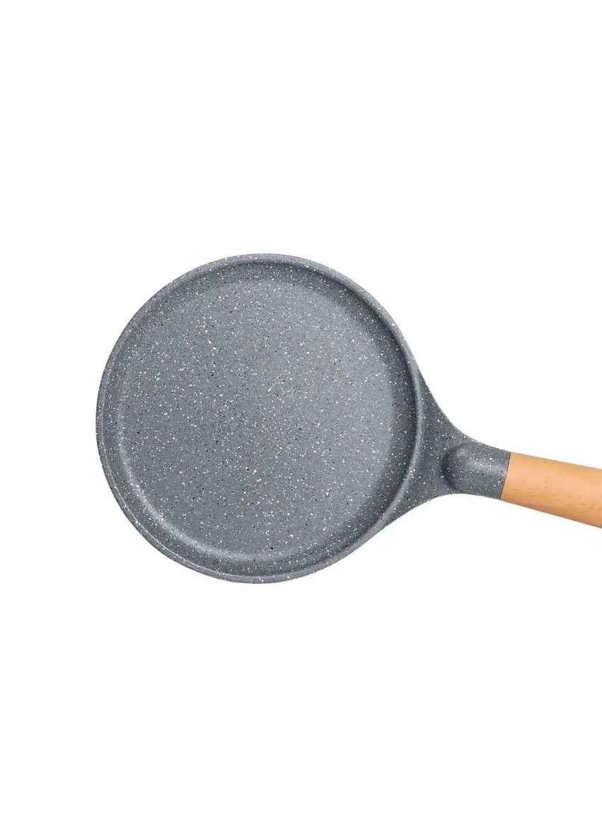 Сковорода для блинов с антипригарным мраморным покрытием 20 см, серый MGC (322771261)