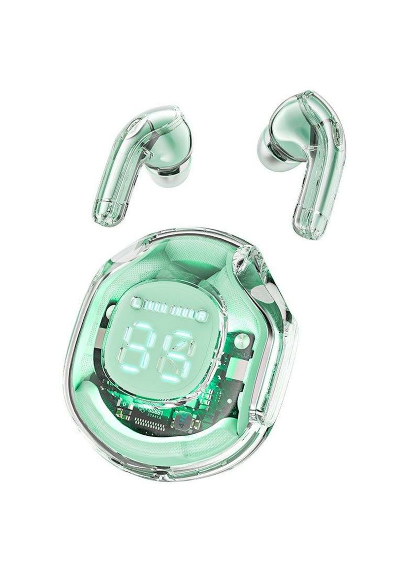 Наушники T8 Crystal color (2) bluetooth earbuds Mint Green Acefast (315602576)