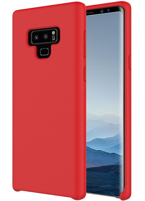 Чехолнакладка Liquid Silicone case Samsung Galaxy NOTE 9 (N960) Red Toto (301781623)