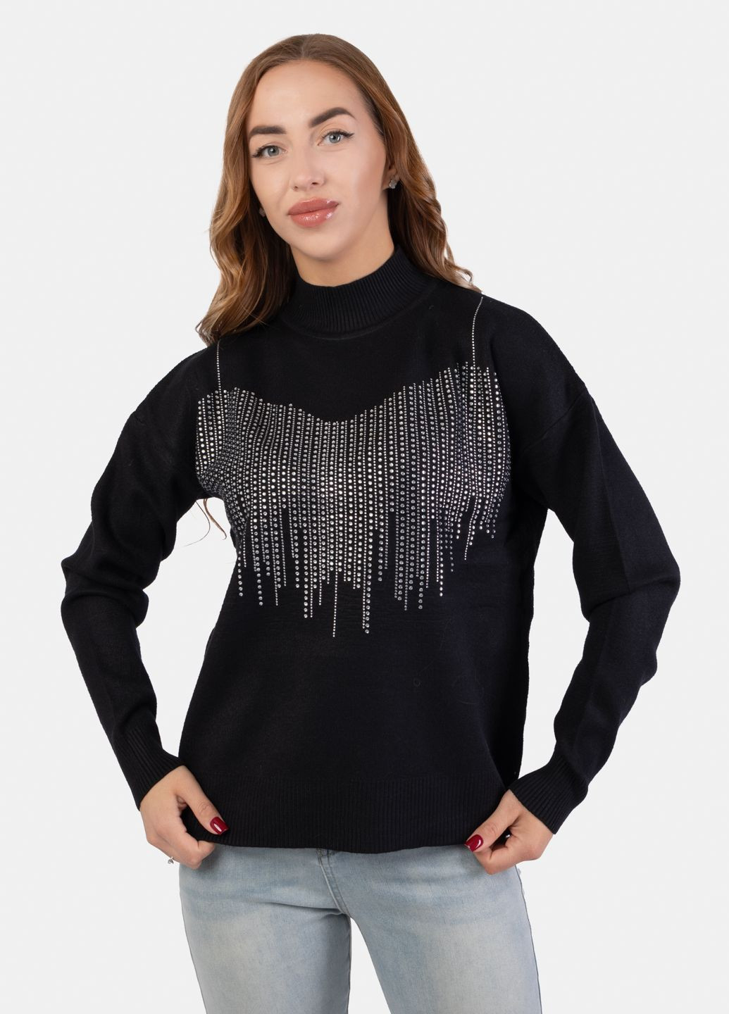 Светр жіночий 8135 чорний 344878 Power (330748898)