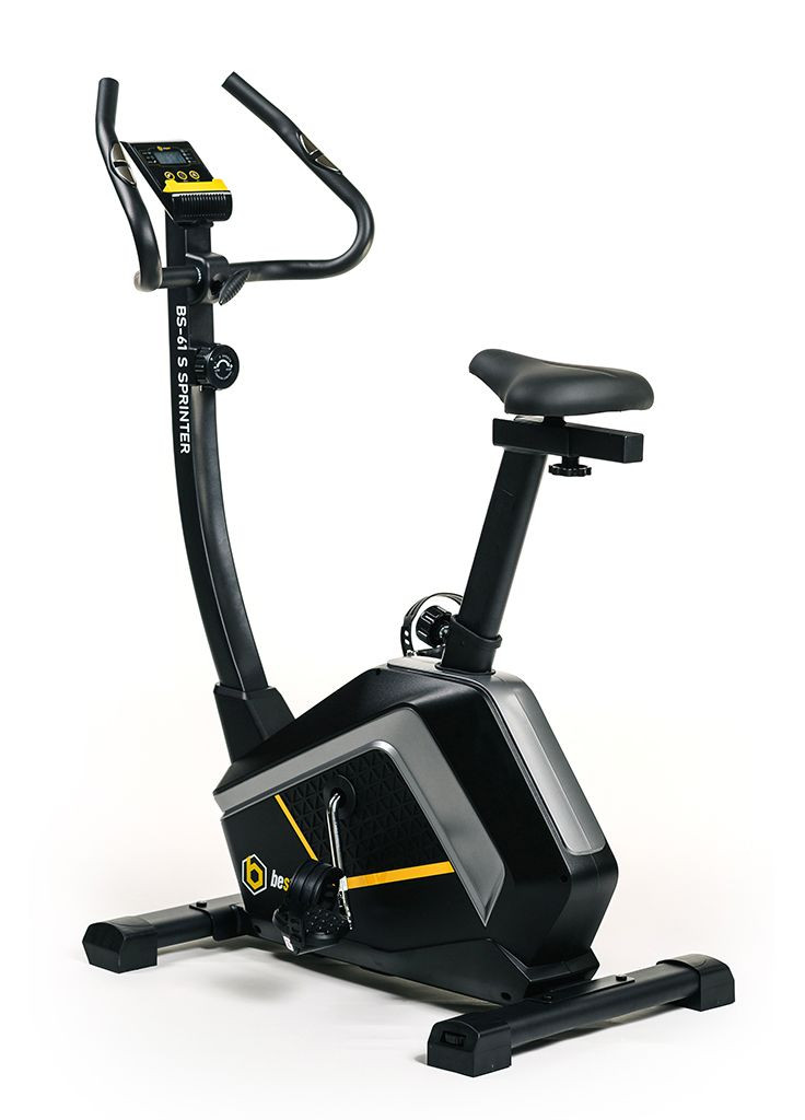 Велотренажер BS-611S SPRINTER магнитный черно-желтый Besport (301538463)