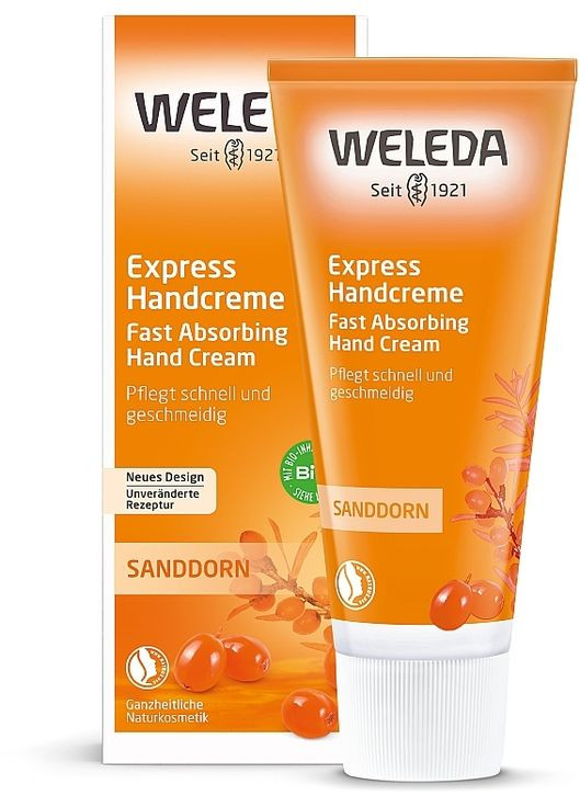 Обліпиховий крем для рук експрес-догляд Sanddorn Handcreme 50ml (22507-20245) Weleda (368623838)