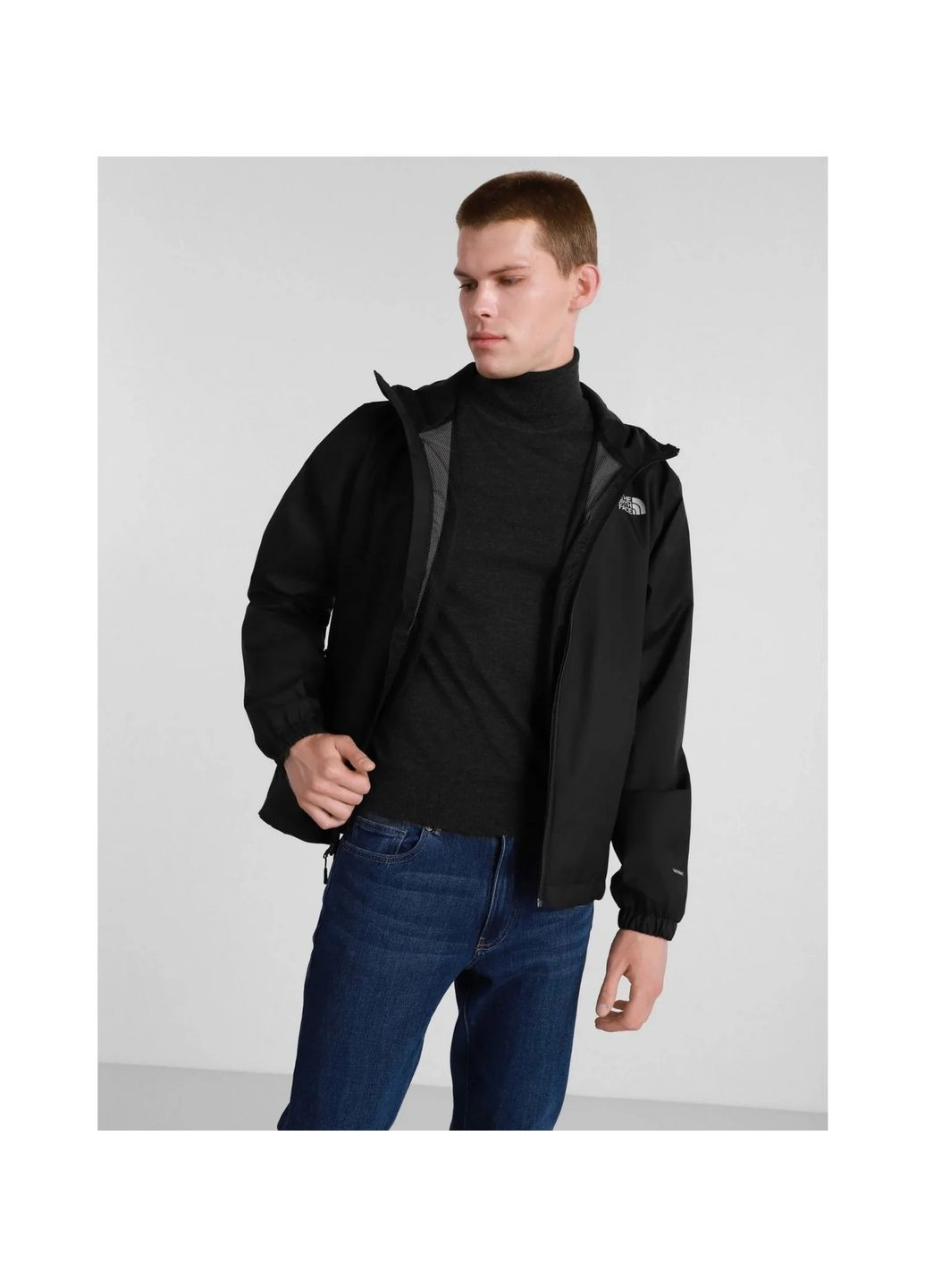 Черная куртка мужская quest jacket black 00a8azjk31 The North Face